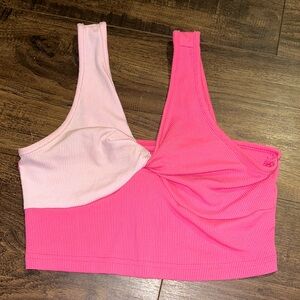 SHEIN 
Light and hot pink tank top 
Size small